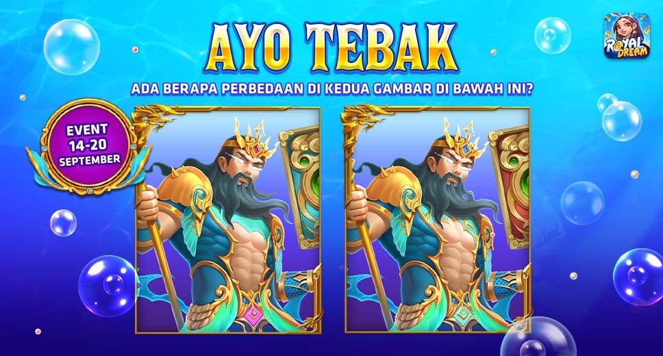 Event Mingguan Royal Dream 14–20 September 2026: Tebak Perbedaan Gambar