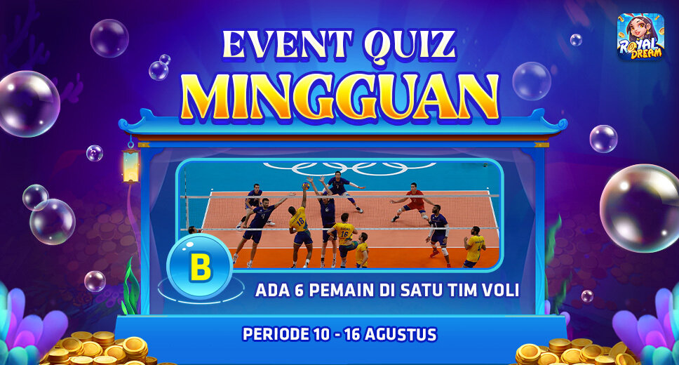 Pengumuman Jawaban dan 250 Pemenang Kuis Royal Dream 10–16 Agustus 2026