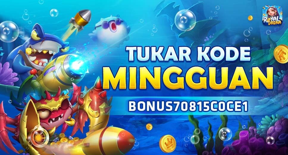 Kode Mingguan Royal Dream 14–20 September 2026: BONUS70815C0CE1