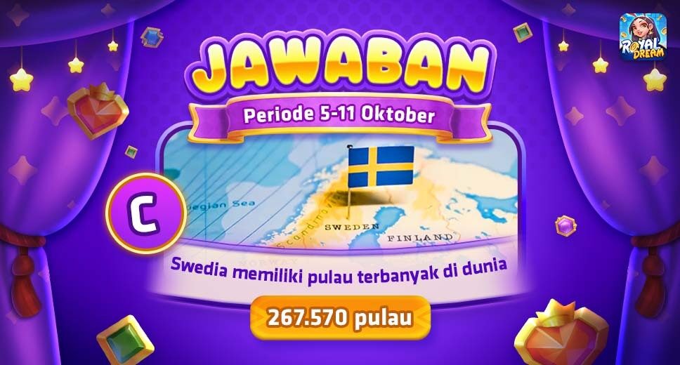 Pengumuman Jawaban dan Pemenang Trivia Roya 5–11 Oktober 2026 | Royal Dream