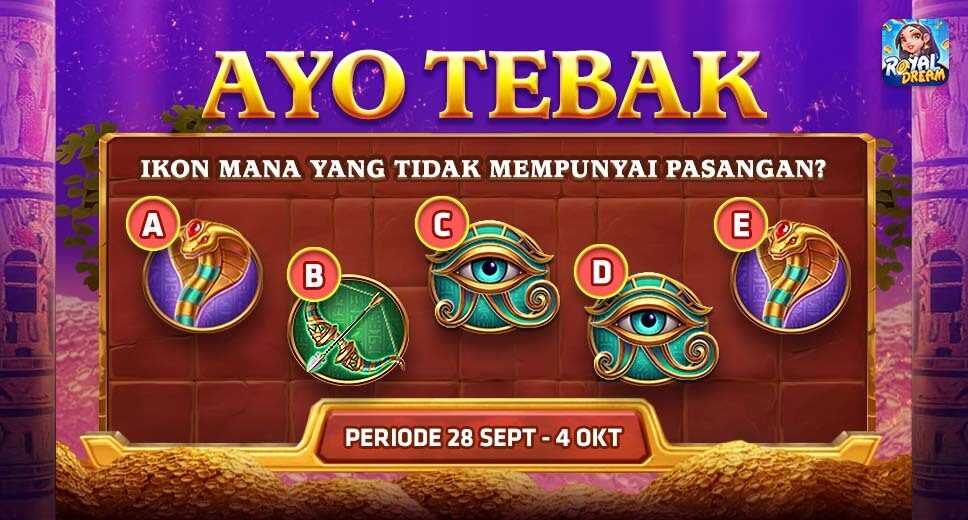 Trivia Mingguan Royal Dream 28 September–4 Oktober 2026: Cari Ikon Tanpa Pasangan