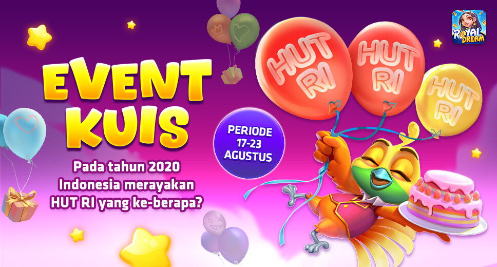 Kuis Mingguan Royal Dream 17–23 Agustus 2026: Trivia HUT RI 2020